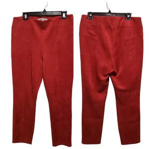 Elegant Red Women's Pants